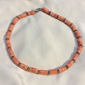 Heishi stone necklace choker